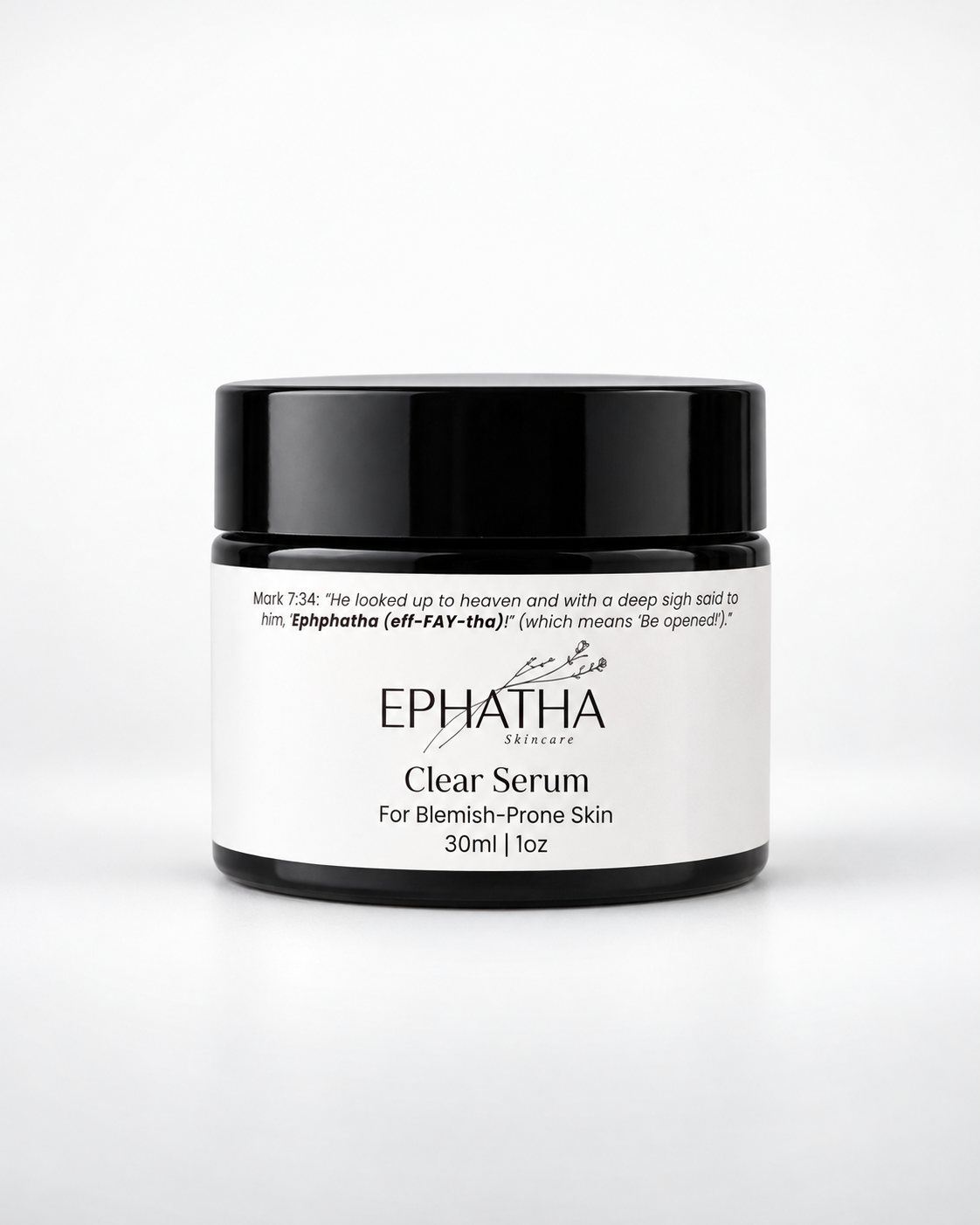 Ephatha Clear Serum 1 oz front product image