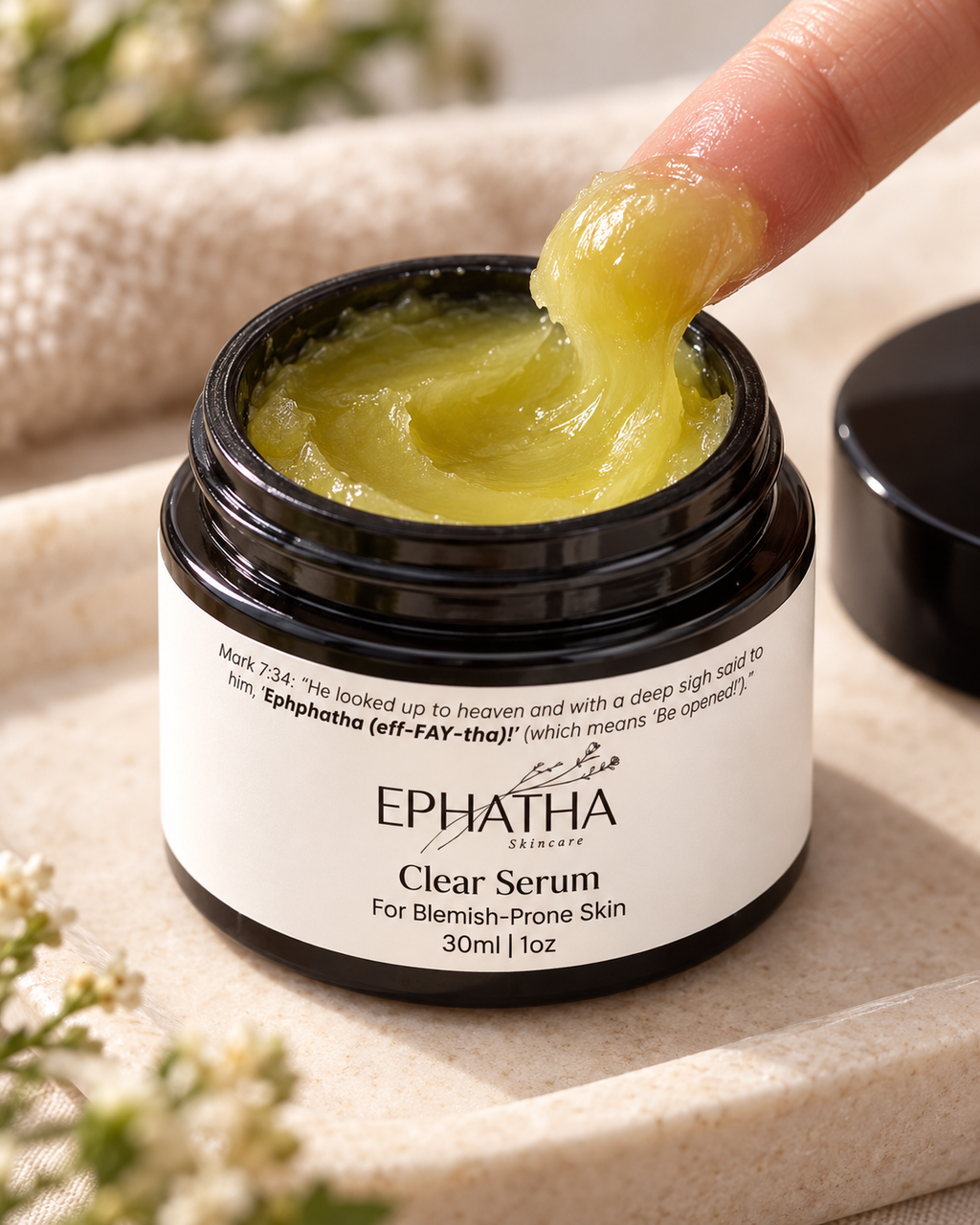 Ephatha Clear Serum smooth thick ointment-like texture