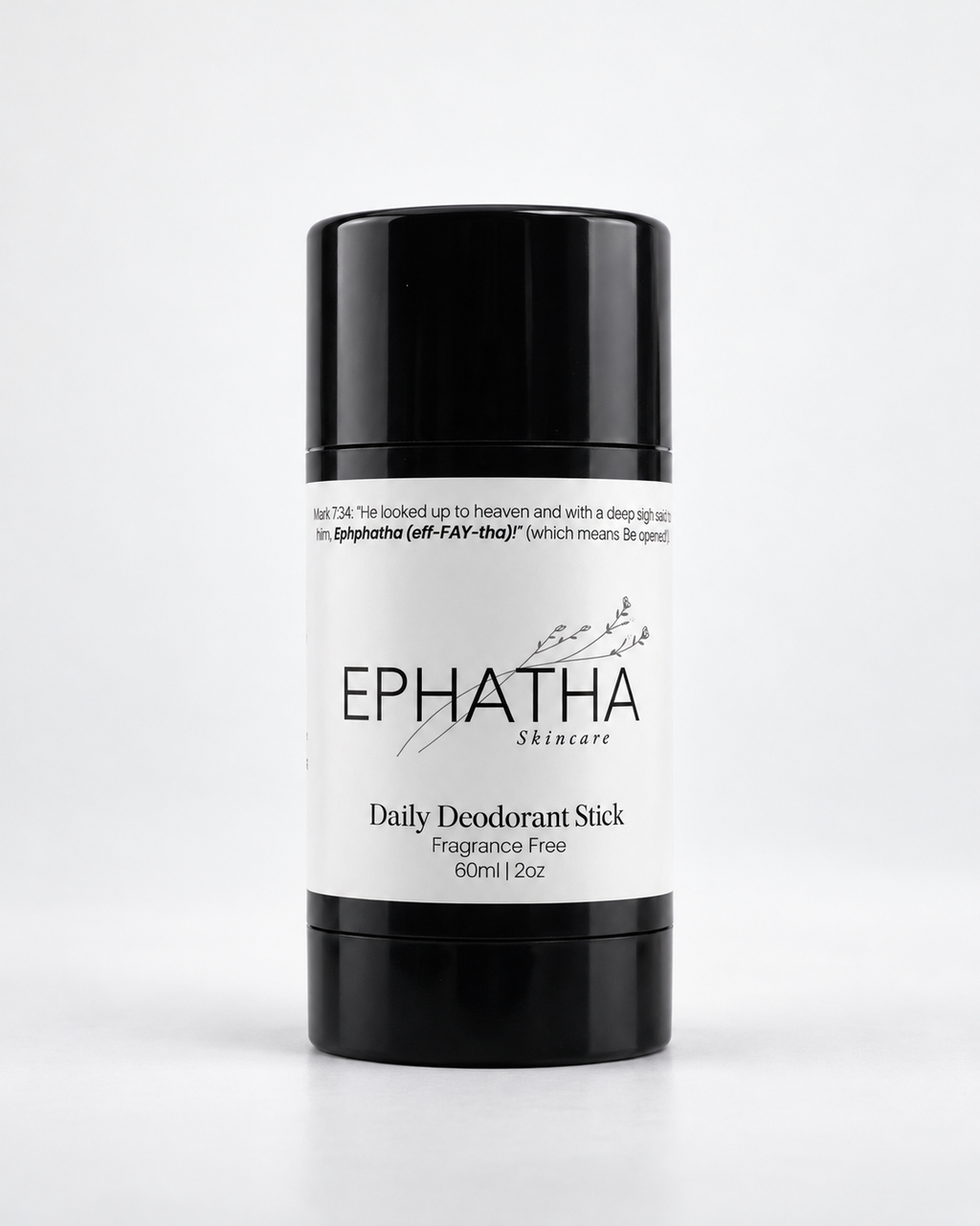 Ephatha Daily Deodorant Stick 2 oz front product image