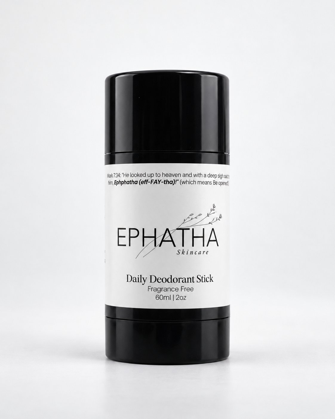 Ephatha Daily Deodorant Stick 2 oz front product image