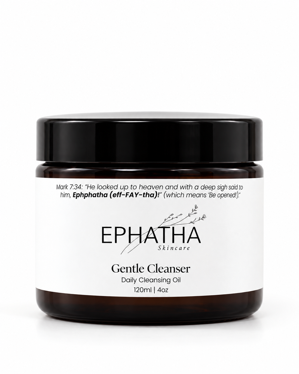 Ephatha Gentle Cleanser 4 oz front product image