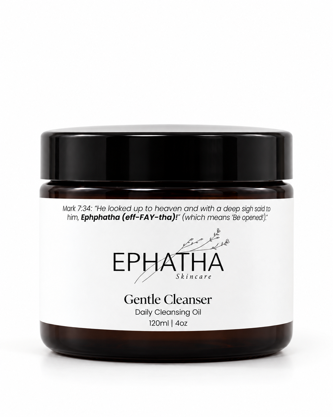Ephatha Gentle Cleanser 4 oz front product image