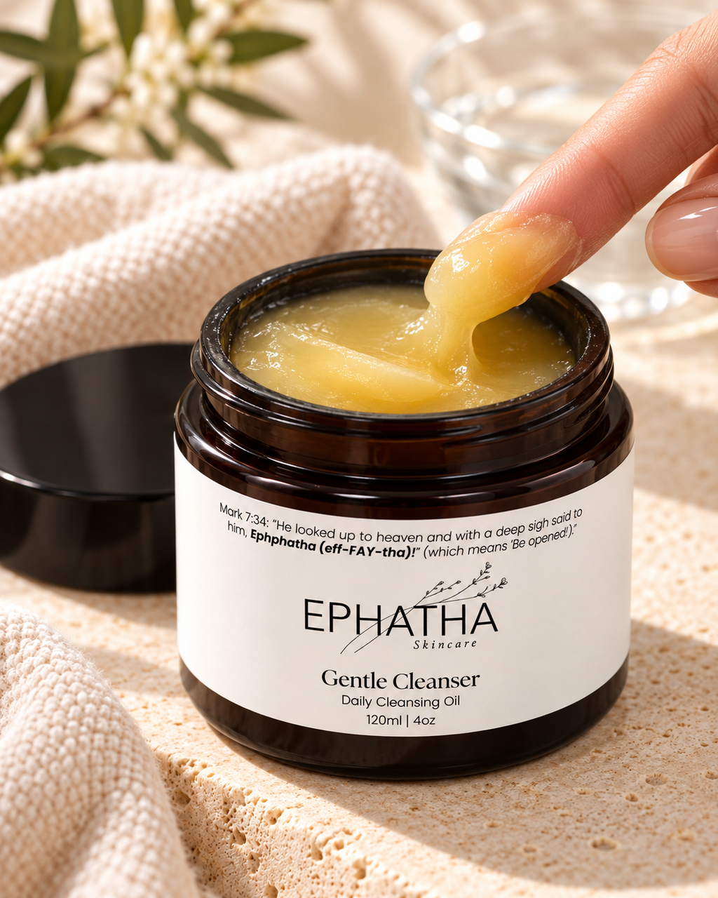 Ephatha Gentle Cleanser oil cleanser texture