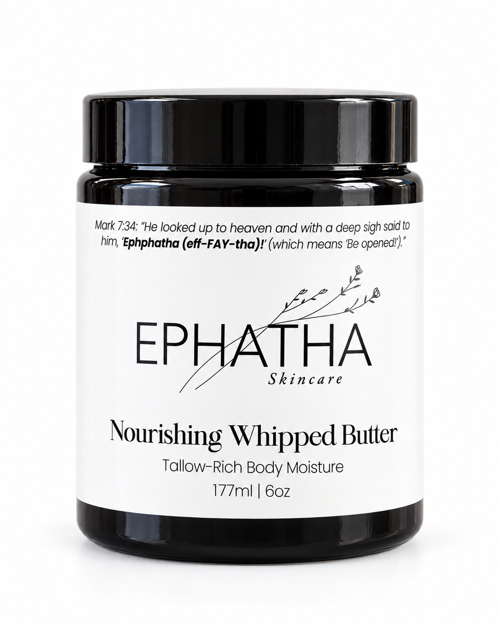 Ephatha Nourishing Whipped Butter 6 oz front product image