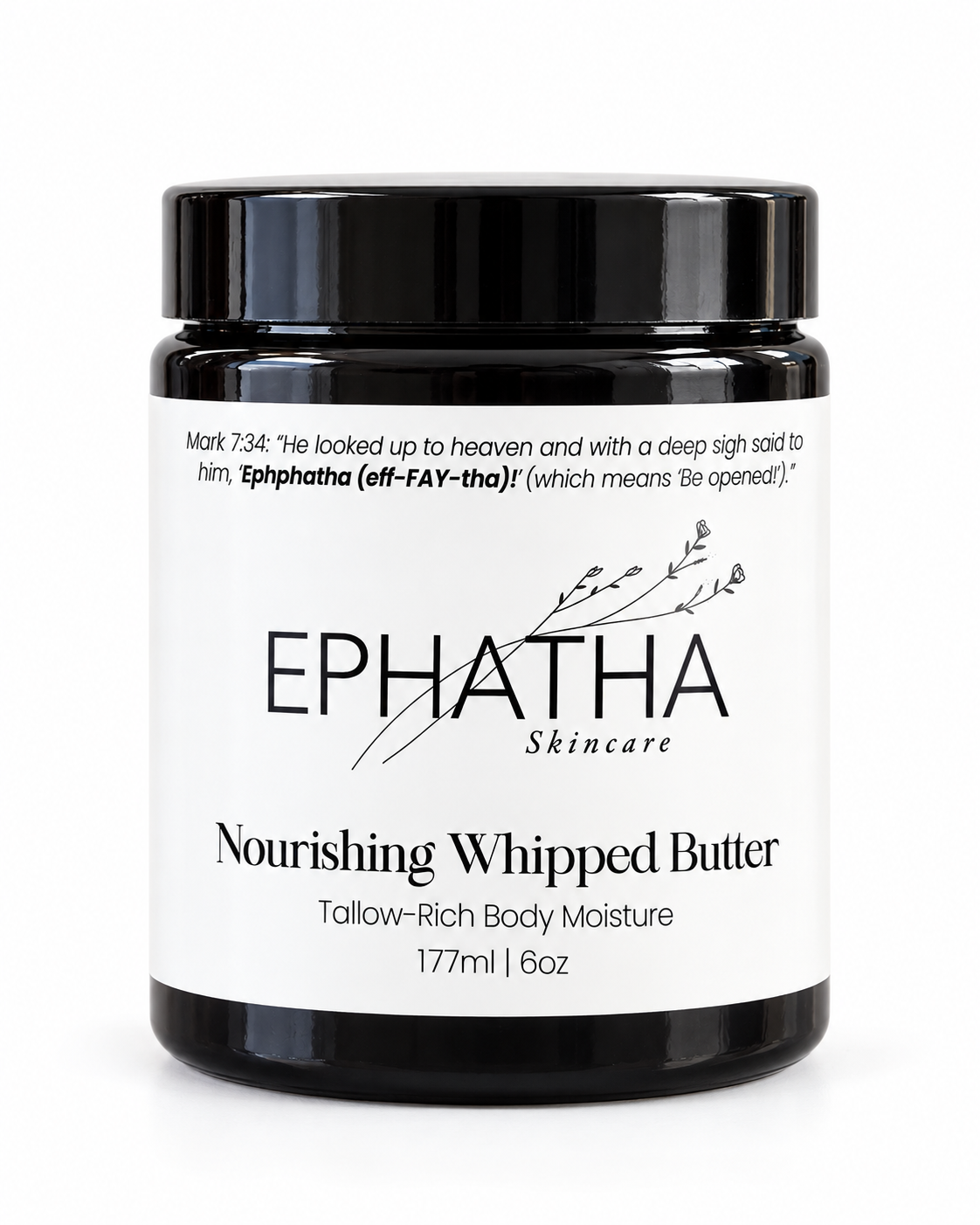 Ephatha Nourishing Whipped Butter 6 oz front product image